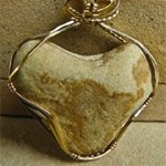 heart stone pendant