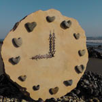 heart stone clock