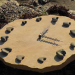 heart stone clock